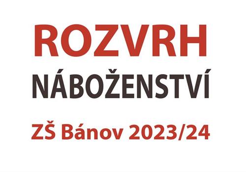 ROZVRH NÁBOŽENSTVÍ 23/24